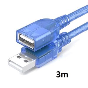 Usb Extension Male To Female 2.0 Crystal (imported Cable) 3m