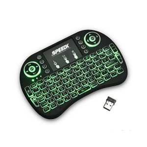 Speedx Rf 500 Mini Touch Pad Wireless With Backlight Keyboard Mouse