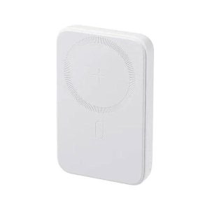 Joyroom Jr-W020 Magnetic Wired + Wireless 2-In-1 Design Wireless Power Bank 10000mah White