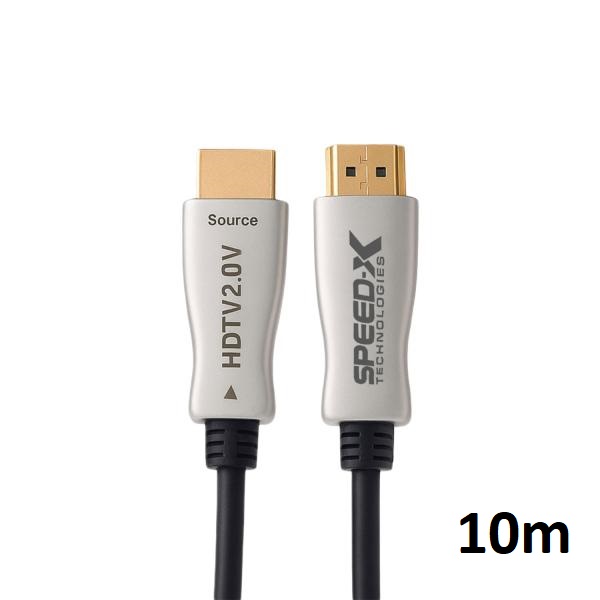 Speed-x 10m Fiber Hdmi Cable 2.0/2.1 Aoc(active Optical Cable) 30awg Copper Support 4k 8k Uhd (full Length)