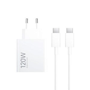 Xiaomi 120w Eu Plug Qc3.0 Fast Quick Wall Charger With Cable