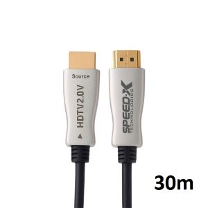 Speed-x 30m Fiber Hdmi Cable 2.0/2.1 Aoc(active Optical Cable) 30awg Copper Support 4k 8k Uhd