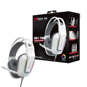 Xtrike Me Gh712 Rgb Gaming Headset With Noise Reduction Microphone White