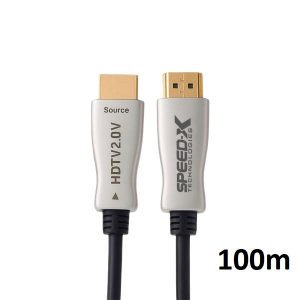 Speed-x 100m Fiber Hdmi Cable 2.0/2.1 Aoc(active Optical Cable) 30awg Copper Support 4k 8k Uhd