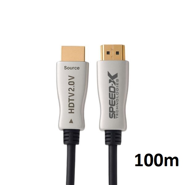 Speed-x 100m Fiber Hdmi Cable 2.0/2.1 Aoc(active Optical Cable) 30awg Copper Support 4k 8k Uhd