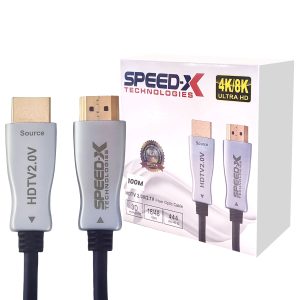 Speed-x 100m Fiber Hdmi Cable 2.0/2.1 Aoc(active Optical Cable) 30awg Copper Support 4k 8k Uhd