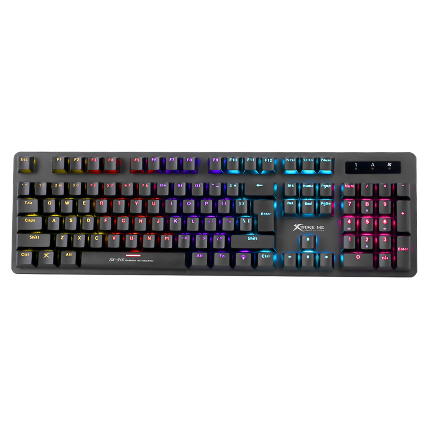 Xtrike Me Gk-916 Rainbow Switch 11 Lights Mechanical Gaming Keyboard 61 Keys