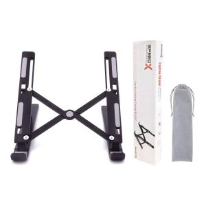 Speed-x 18 Inch Laptop Stand Creative Folding Storage Bracket Black
