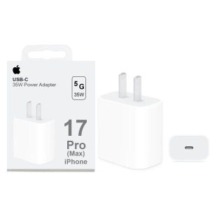 Iphone 17 Pro Max 35w (original Watt) Us Pin Usb-c Power Adapter