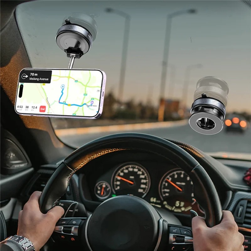 K007 Magnetic 360° Magnetic Car Phone Holder With Strong Suction Base. m01 360° - Image 2
