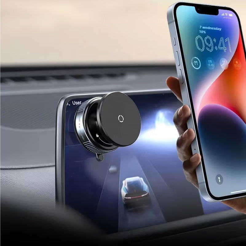 K009 Vacuum Magnetic Car Phone Holder Powerful, Stable & Universal Mount. Sx-m02 - Image 2