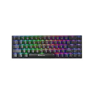 Xtrike Me Gk-995w 68 Keys Wireless 2.4g Bt5.2 Tri Mode Gaming Mechanical Keyboard Black