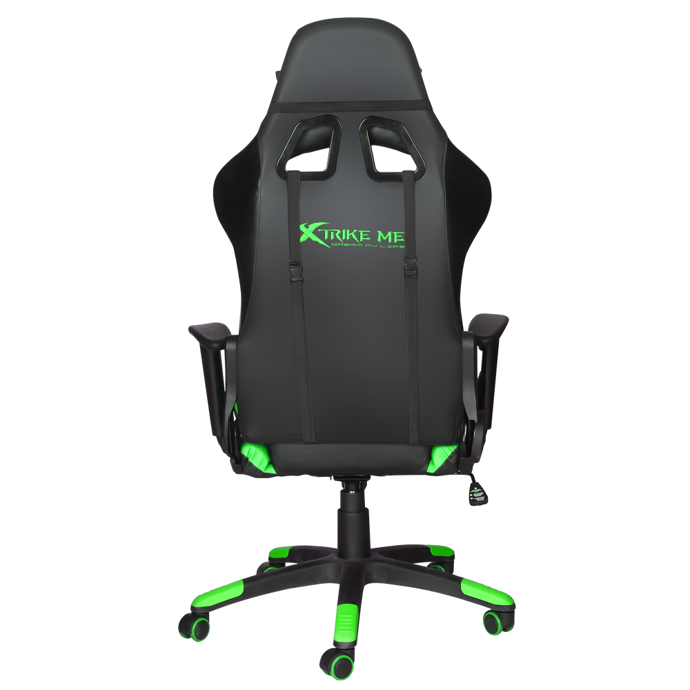 Xtrike Gc-905 Gn Ergonomic Adjustable Gaming Chair Green - Image 3